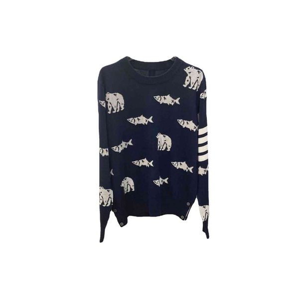 2021 autumn winter tb college style aging animal pattern female long sleeve versatile sweater pullover casual, Black
2021 autumn winter tb college style aging animal pattern female long sleeve versatile sweater pullover casual, Black