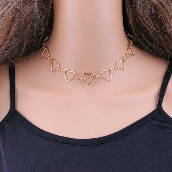 chains necklace ornament retro easy matching alloy hollow heart simple women accessories fashion jewelry, Silver
chains necklace ornament retro easy matching alloy hollow heart simple women accessories fashion jewelry, Silver