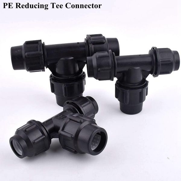 watering equipments 20-63mm pe reducing tee connector garden 3-way quick joint agricultural irrigation system water pipe fittings
watering equipments 20-63mm pe reducing tee connector garden 3-way quick joint agricultural irrigation system water pipe fittings