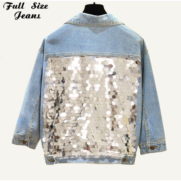 plus size harajuku back sequins short denim jackets 3xl 4xl women light blue three quarters sleeve bomber jackets mom jean 201007, Black;brown
plus size harajuku back sequins short denim jackets 3xl 4xl women light blue three quarters sleeve bomber jackets mom jean 201007, Black;brown