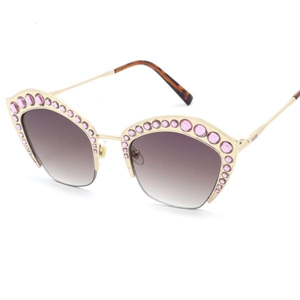 2019 new fashion sunglasses 8359 diamond inlaid color diamond sunglasses women's metal half frame sunglasses, White;black
2019 new fashion sunglasses 8359 diamond inlaid color diamond sunglasses women's metal half frame sunglasses, White;black