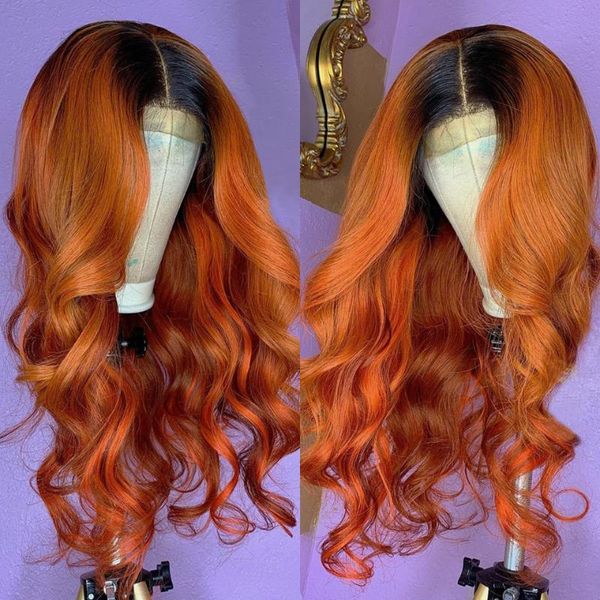 lace wigs wavy front human hair ombre 1b/orange ginger wig peruvian closure t part for women 180%, Black;brown
lace wigs wavy front human hair ombre 1b/orange ginger wig peruvian closure t part for women 180%, Black;brown