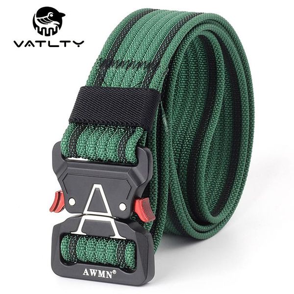 fashion tactical belt non-slip real nylon outdoor work sports belt rust-proof alloy quick release buckle battle, Black;gray
fashion tactical belt non-slip real nylon outdoor work sports belt rust-proof alloy quick release buckle battle, Black;gray