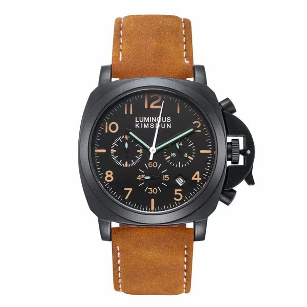 2021new standard kimdun luxury men's watch popular multi-function belt sports waterproof leisure quartz night watch, Slivery;brown
2021new standard kimdun luxury men's watch popular multi-function belt sports waterproof leisure quartz night watch, Slivery;brown
