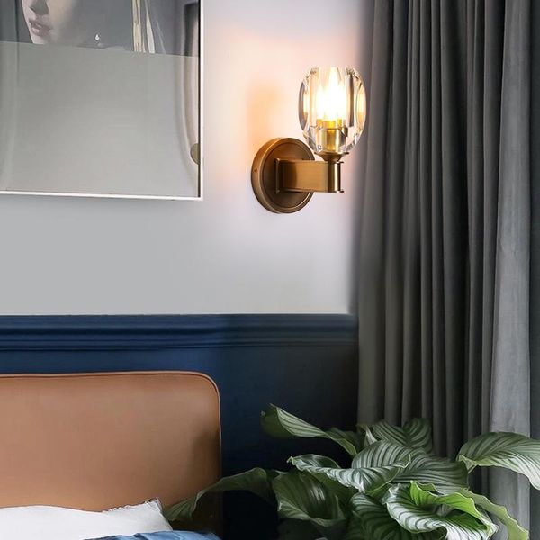 wall lamp light luxury crystal post modern minimalist all copper aisle stair background bedroom bedside indoor
wall lamp light luxury crystal post modern minimalist all copper aisle stair background bedroom bedside indoor