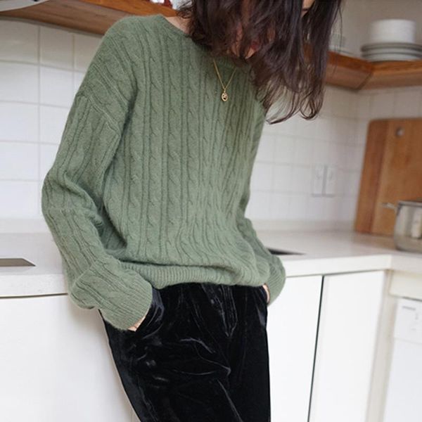 women's sweaters autumn and winter cashmere sweater round neck pullover twist pattern korean version loose slim fashion w, White;black
women's sweaters autumn and winter cashmere sweater round neck pullover twist pattern korean version loose slim fashion w, White;black