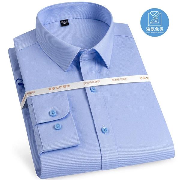 men's casual shirts sleeve shirt blue 60 cotton business professional twill formal work clothes liquid ammonia non iron, White;black
men's casual shirts sleeve shirt blue 60 cotton business professional twill formal work clothes liquid ammonia non iron, White;black