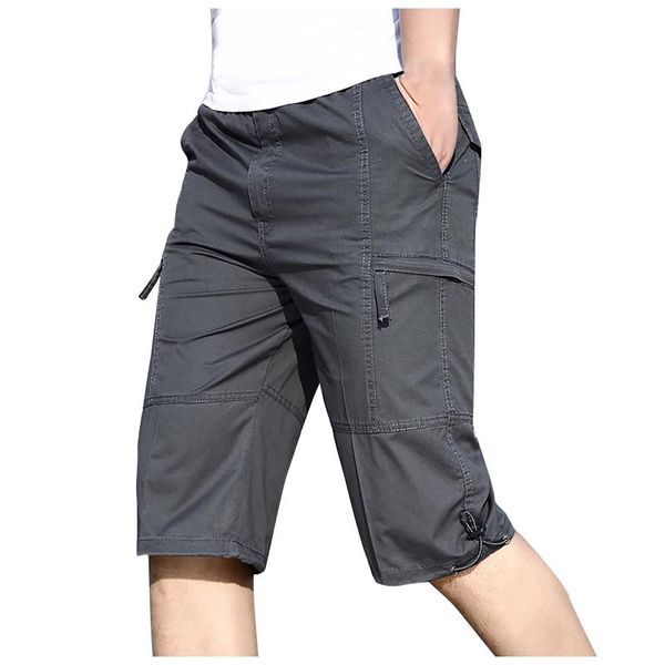 men's shorts fashion zipper outdoors pocket sports overalls casual pants 2021 summer workwear, White;black
men's shorts fashion zipper outdoors pocket sports overalls casual pants 2021 summer workwear, White;black