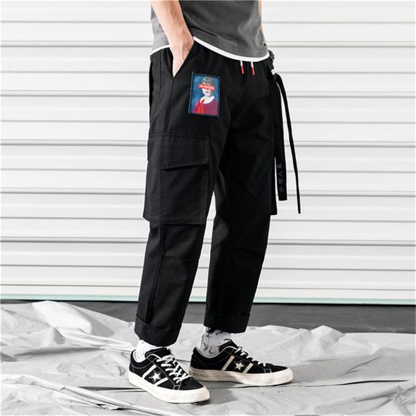 2021 new moda vero calas de carga cor-de-rosa dos homens bolsos laterais ziry, Black
2021 new moda vero calas de carga cor-de-rosa dos homens bolsos laterais ziry, Black