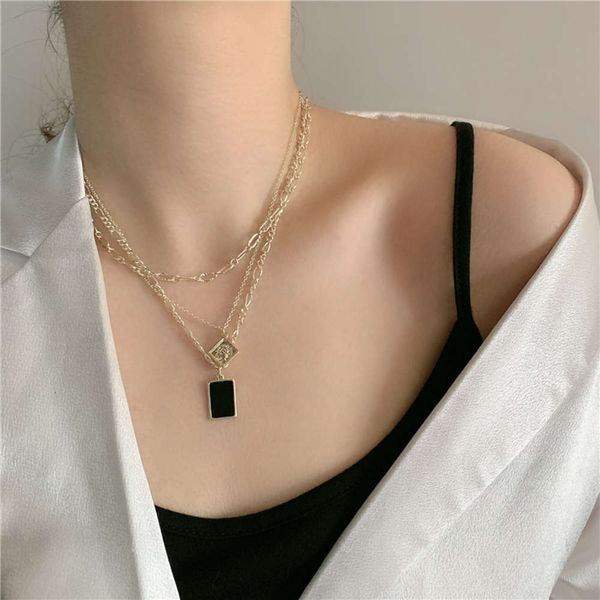 hbp fashion south korea dongdamen new necklace three portrait ins net red fritillaria neck multi layer clavicle chain, Silver
hbp fashion south korea dongdamen new necklace three portrait ins net red fritillaria neck multi layer clavicle chain, Silver
