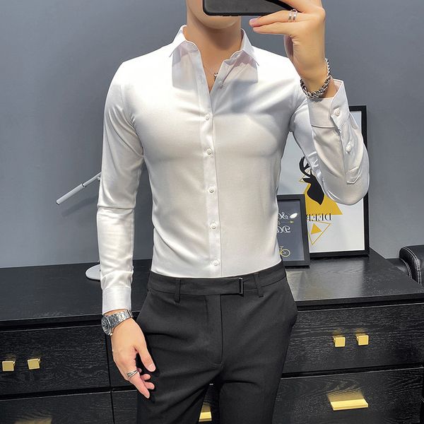 2021 new more size 7xl 6xl 5xl male white fashion long sleeve shirts for thin korean men's clothing fit formal shirt rano, Black;brown
2021 new more size 7xl 6xl 5xl male white fashion long sleeve shirts for thin korean men's clothing fit formal shirt rano, Black;brown