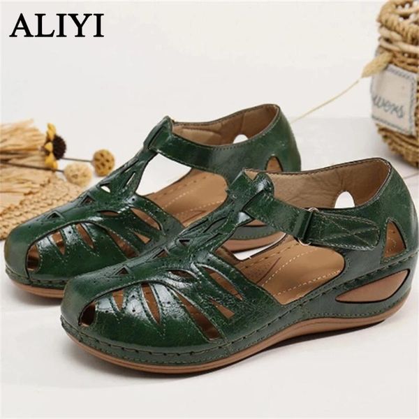dress shoes 2021 sandals women summer hook&loop hollow out comfy ladies casual wedge close toe 35-43 big size female beach, Black
dress shoes 2021 sandals women summer hook&loop hollow out comfy ladies casual wedge close toe 35-43 big size female beach, Black