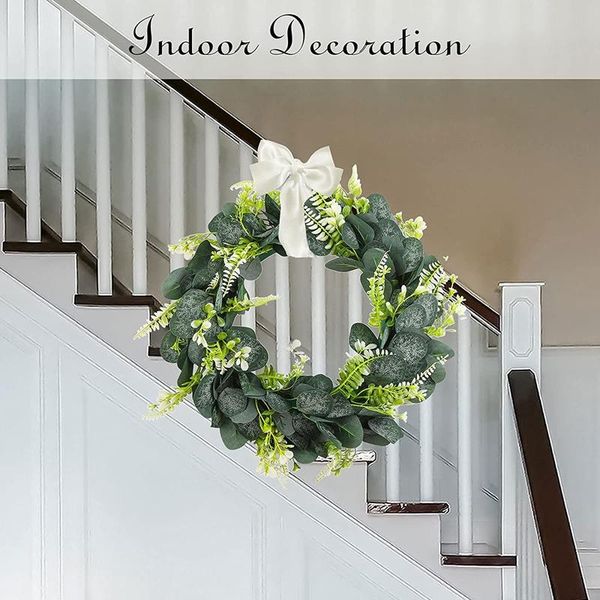 decorative flowers & wreaths mlgb 2 pcs artificial eucalyptus wreath green leaves hanging decoration for home front door
decorative flowers & wreaths mlgb 2 pcs artificial eucalyptus wreath green leaves hanging decoration for home front door