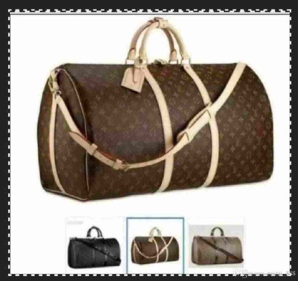 mens handbags capacity luggage bag designer luxury dufflebag for men lvlouisvitton vutton, Black