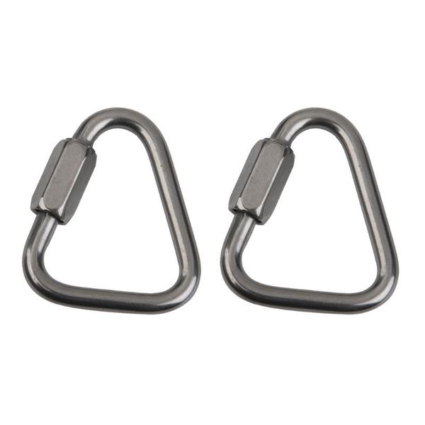 cords, slings and webbing outdoor sports 2pcs 12kn triangle screw locking carabiner mountaineering rappelling rock climbing gear rope buckle
cords, slings and webbing outdoor sports 2pcs 12kn triangle screw locking carabiner mountaineering rappelling rock climbing gear rope buckle