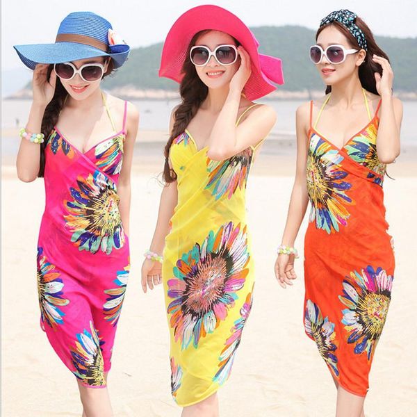 women's swimwear clearance sale bohemian print women swimsuit cover up summer beach wear bathing suits female dress ups, White;black
women's swimwear clearance sale bohemian print women swimsuit cover up summer beach wear bathing suits female dress ups, White;black
