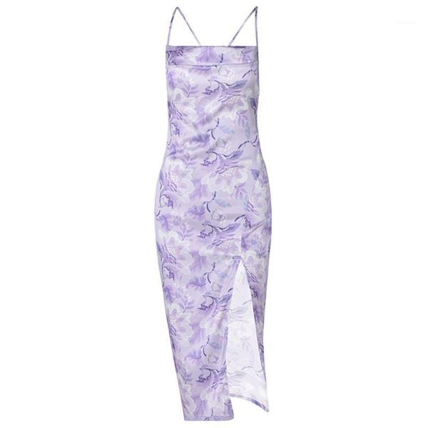 #115 floral print strap dresses flowery 2021 spring summer women's wear split backless elegant female dress casual, Black;gray
#115 floral print strap dresses flowery 2021 spring summer women's wear split backless elegant female dress casual, Black;gray