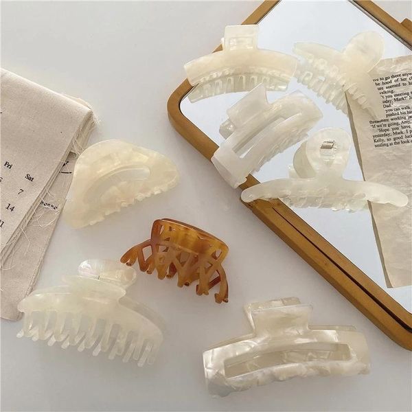 hair clips & barrettes aomu korean retro caramel milky transparent cross claw irregular geometric rectangle hollow hairpin for women gifts j, Golden;silver
hair clips & barrettes aomu korean retro caramel milky transparent cross claw irregular geometric rectangle hollow hairpin for women gifts j, Golden;silver