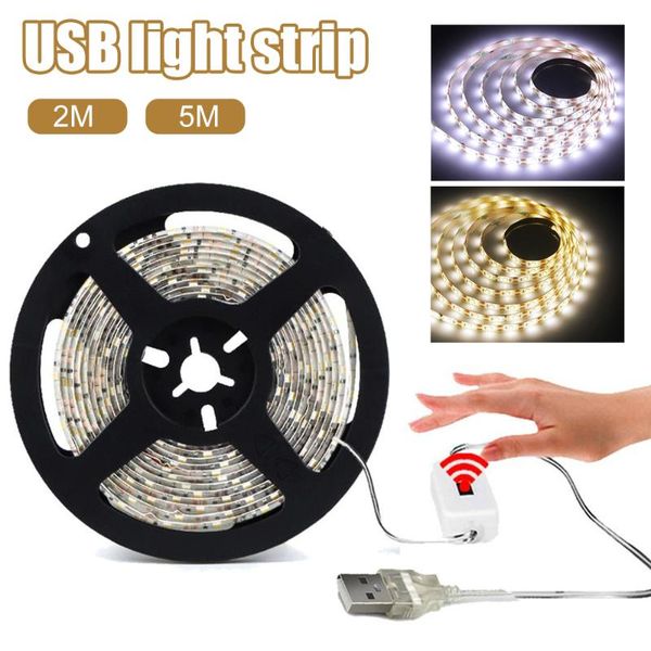 2m/5m led strip light 2835smd dc5v usb powered cabinet kitchen tv back light flexible hand sweep sensor room decoration
2m/5m led strip light 2835smd dc5v usb powered cabinet kitchen tv back light flexible hand sweep sensor room decoration
