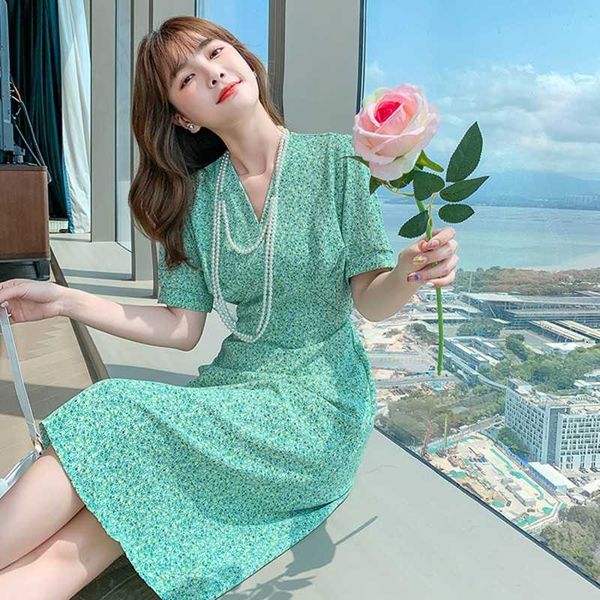 summer fashion women v neck short sleeve chiffon print casual dress 210531, Black;gray
summer fashion women v neck short sleeve chiffon print casual dress 210531, Black;gray