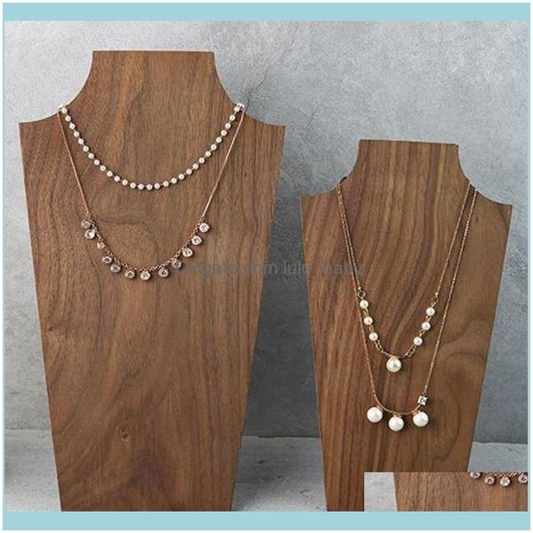 packaging & jewelrythings jewelry pouches bags necklace bust solid wood pendant display stand earrings ring bracelet showcase drop delivery, Pink;blue
packaging & jewelrythings jewelry pouches bags necklace bust solid wood pendant display stand earrings ring bracelet showcase drop delivery, Pink;blue