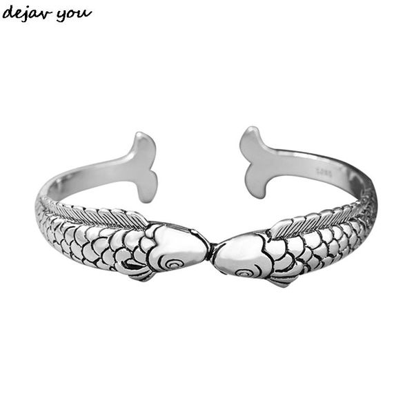bangle japanese and korean personality retro open wild bracelet double fish creative exquisite cute jewelry, Black
bangle japanese and korean personality retro open wild bracelet double fish creative exquisite cute jewelry, Black