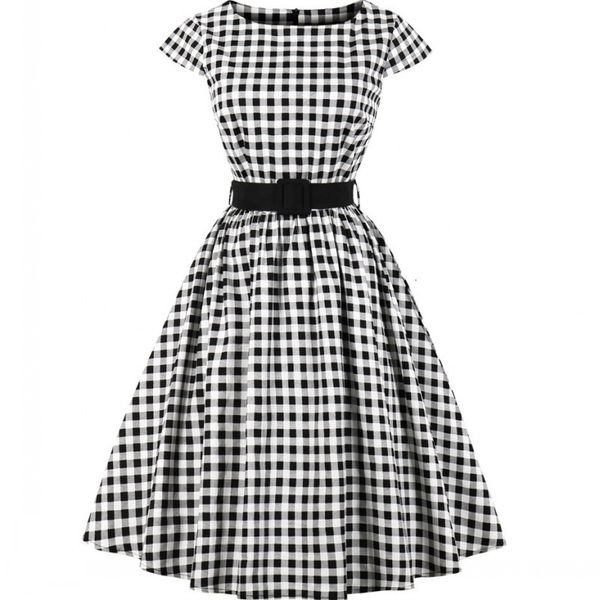 4xl plus size waist high fine female casual sleeve short chess polka dot pirnt dress elegant holiday party bfyh, Black;gray
4xl plus size waist high fine female casual sleeve short chess polka dot pirnt dress elegant holiday party bfyh, Black;gray
