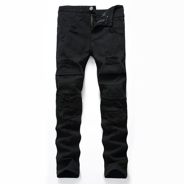 men's jeans men straight ripped brand wash cotton slim fit pencil homme fashion holes design hip hop casual denim tro, Blue
men's jeans men straight ripped brand wash cotton slim fit pencil homme fashion holes design hip hop casual denim tro, Blue