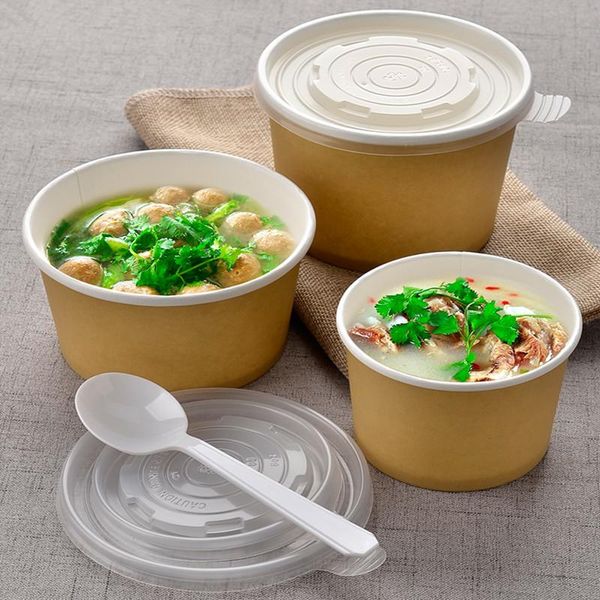 disposable cups & straws 50pcs kraft paper thick food snack yogurt pudding bread packaging cake dessert takeaway cup with cover
disposable cups & straws 50pcs kraft paper thick food snack yogurt pudding bread packaging cake dessert takeaway cup with cover