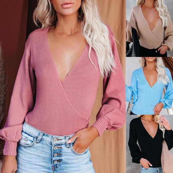 women's blouses & shirts women blouse deep v-neck lantern sleeve knitted autumn slim solid color daily wear elegant office ladies s, White
women's blouses & shirts women blouse deep v-neck lantern sleeve knitted autumn slim solid color daily wear elegant office ladies s, White