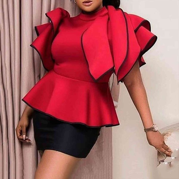 falbaba summer african ruffles women shirt sleeve design high waist female elegant office lady work autumn, White
falbaba summer african ruffles women shirt sleeve design high waist female elegant office lady work autumn, White