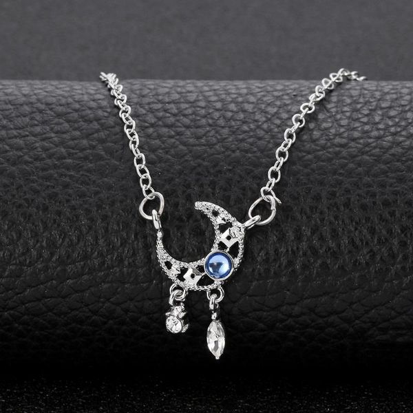 pendant necklaces colorful moonstone clavicle chain necklace silver color moon zircon tassel charm choker jewelry for women gifts
pendant necklaces colorful moonstone clavicle chain necklace silver color moon zircon tassel charm choker jewelry for women gifts