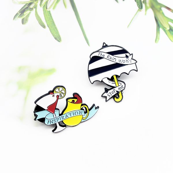 black white stripe umbrella juice red wine enamel pin coffee cup banner the rain won't sme,inspration brooch badges jewelry, Blue
black white stripe umbrella juice red wine enamel pin coffee cup banner the rain won't sme,inspration brooch badges jewelry, Blue
