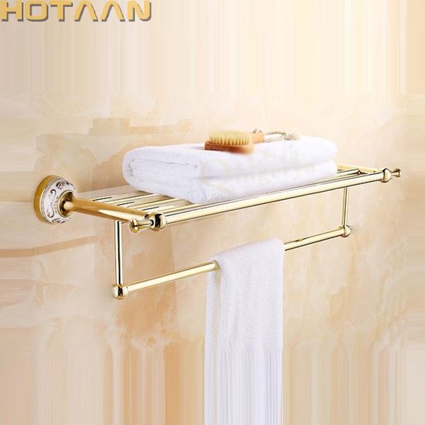 stainless steel wall mounted gold color bath towel rack active bathroom towel holder double shelf bathroom accessories
stainless steel wall mounted gold color bath towel rack active bathroom towel holder double shelf bathroom accessories