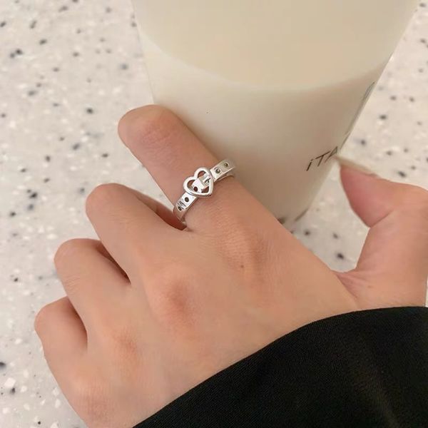 hbp simple love belt buckle adjustable fashion personality versatile index finger niche design ring, Silver
hbp simple love belt buckle adjustable fashion personality versatile index finger niche design ring, Silver