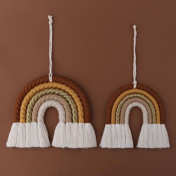 decorative objects & figurines nordic handmade weaving ornament rainbow home decoration kids room wall hanging macrame decor nursery drop
decorative objects & figurines nordic handmade weaving ornament rainbow home decoration kids room wall hanging macrame decor nursery drop