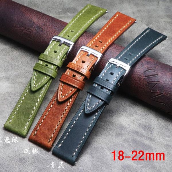 watch bands classic handmade oil wax leather crazy horse 18mm 19mm 20mm 21mm 22mm quick release strap, Black;brown
watch bands classic handmade oil wax leather crazy horse 18mm 19mm 20mm 21mm 22mm quick release strap, Black;brown