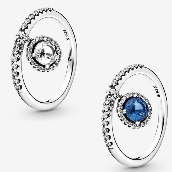 cluster rings clear & blue stone dangle round engagement ring jewelry fashion 925 sterling silver for women classic female, Golden;silver
cluster rings clear & blue stone dangle round engagement ring jewelry fashion 925 sterling silver for women classic female, Golden;silver