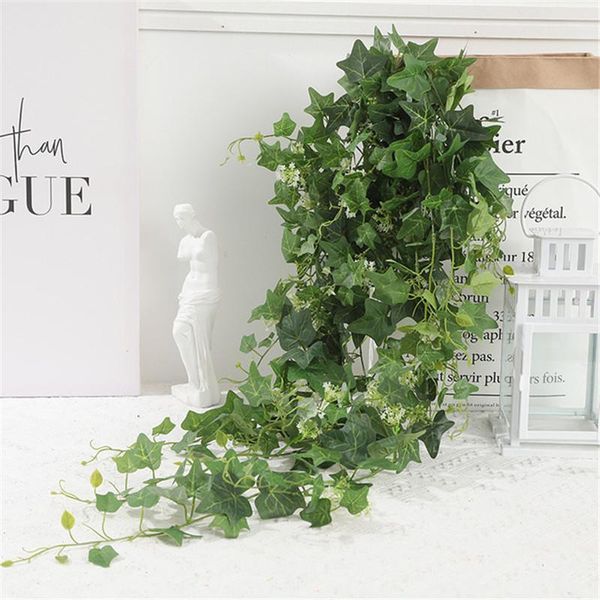 artificial plants green leaves garland lvy vine fake creeper wreath wall hanging rattan diy party wedding home decoration
artificial plants green leaves garland lvy vine fake creeper wreath wall hanging rattan diy party wedding home decoration