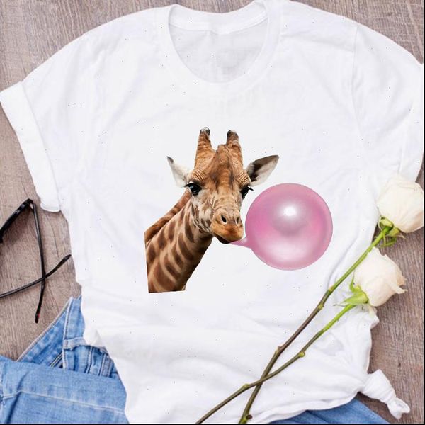women graphic giraffe 90s style cute animal fashion cartoon clothes lady tees print clothing female t shirt womens t shirt, White
women graphic giraffe 90s style cute animal fashion cartoon clothes lady tees print clothing female t shirt womens t shirt, White