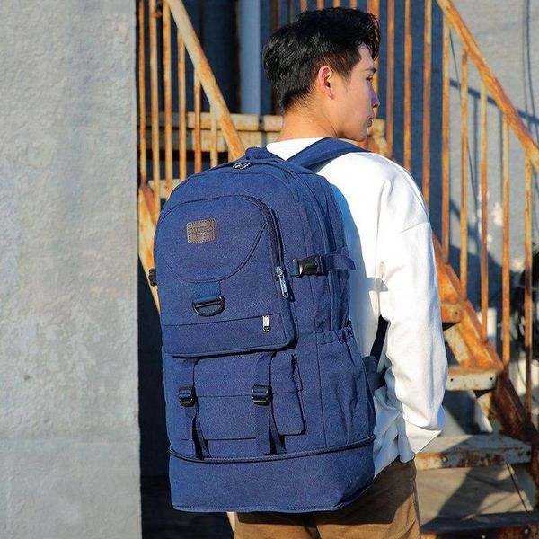 backpack for men canvas backbag durable 2021 camping travel bag casual youth male outdoor bagpack big blue
backpack for men canvas backbag durable 2021 camping travel bag casual youth male outdoor bagpack big blue