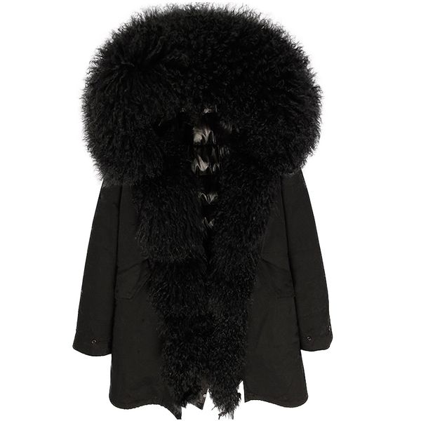 2020 autumn and winter new super large lamb fur collar threshold down jacket to overcome the coat in the long coat female winter, Black
2020 autumn and winter new super large lamb fur collar threshold down jacket to overcome the coat in the long coat female winter, Black