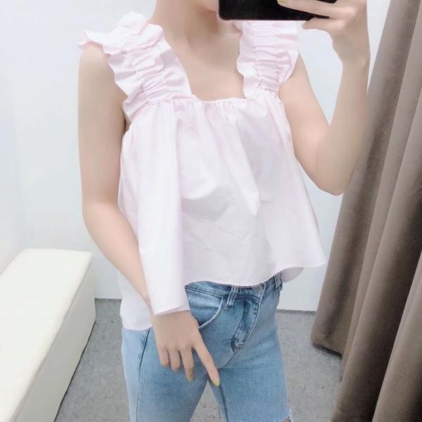 women's blouses & shirts 2021 women pink solid color elastic strap sling smock blouse office ladies hem irregular shirt chic poplin blu, White
women's blouses & shirts 2021 women pink solid color elastic strap sling smock blouse office ladies hem irregular shirt chic poplin blu, White