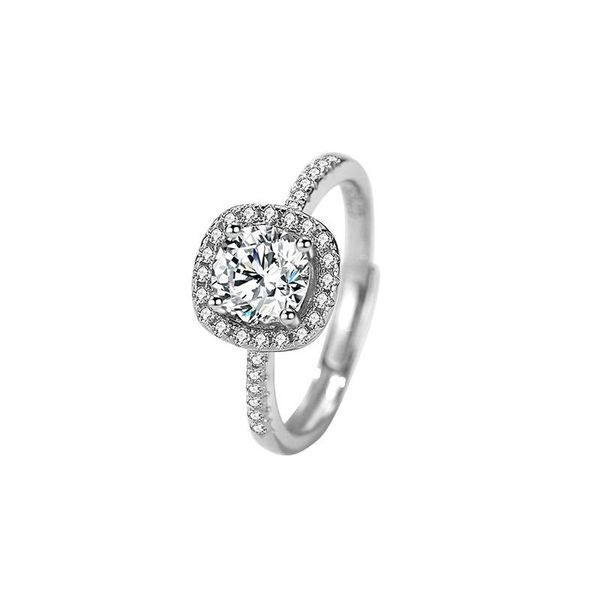 cluster rings boutique square bag mo sang diamond ring female sterling silver 1 d color dian geometric wedding gift jewelry, Golden;silver
cluster rings boutique square bag mo sang diamond ring female sterling silver 1 d color dian geometric wedding gift jewelry, Golden;silver