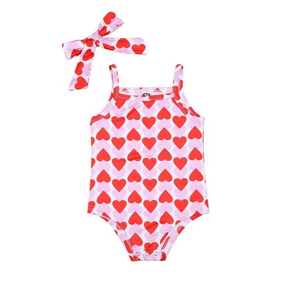 rompers baby girls bodysuit valentines day sleeveless heart printed sling with headband toddler kids summer clothing, Blue
rompers baby girls bodysuit valentines day sleeveless heart printed sling with headband toddler kids summer clothing, Blue