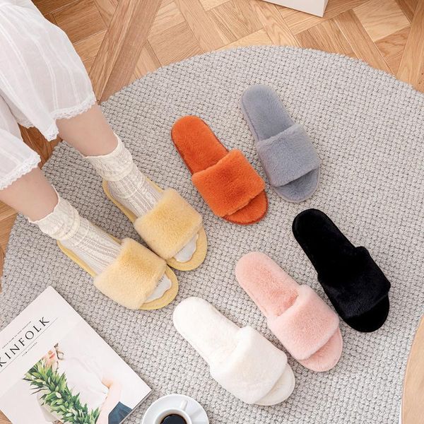 slippers women warm fluffy indoor home couple cotton shoes open plush non-slip flat ladies shoe skin friendly breathable slipper, Black
slippers women warm fluffy indoor home couple cotton shoes open plush non-slip flat ladies shoe skin friendly breathable slipper, Black