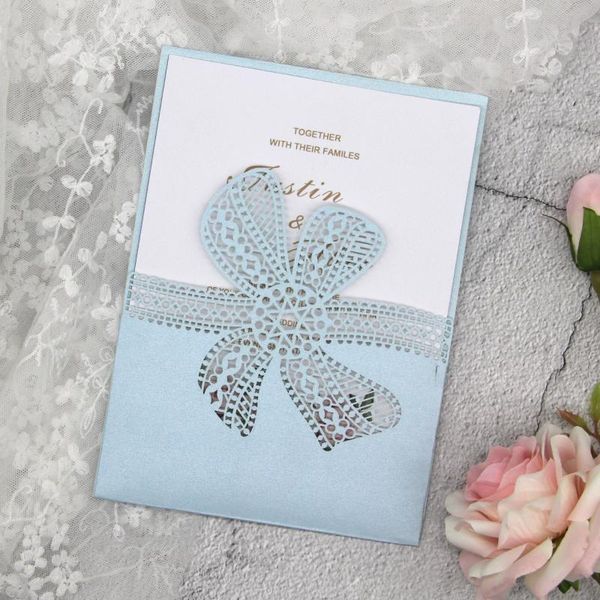 greeting cards 20pcs/lot elegant lace bows laser cut wedding invitation card engagement birthday baptism invitations
greeting cards 20pcs/lot elegant lace bows laser cut wedding invitation card engagement birthday baptism invitations