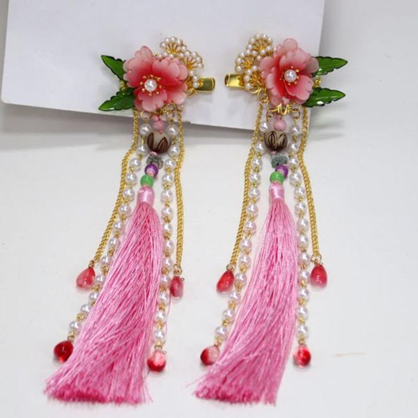 hair clips & barrettes long tassel peony flower hairpin girl hanfu traditional headdress handmade, Golden;silver
hair clips & barrettes long tassel peony flower hairpin girl hanfu traditional headdress handmade, Golden;silver