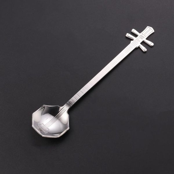 spoons 2pcs stainless steel coffee musical instrument shape stirring spoon creative tableware gift (octagonal fiddle, silver)
spoons 2pcs stainless steel coffee musical instrument shape stirring spoon creative tableware gift (octagonal fiddle, silver)