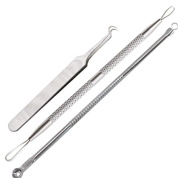 cleaning antibacterial 3 pcs/set black head pimples acne needle tool blackhead extractor blemish remover face care
cleaning antibacterial 3 pcs/set black head pimples acne needle tool blackhead extractor blemish remover face care